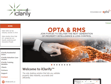 Tablet Screenshot of iclarify.ca